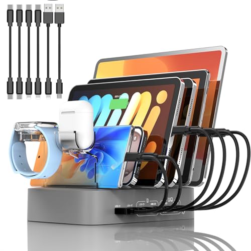 120W 6-Port Fast Charging Station for Devices