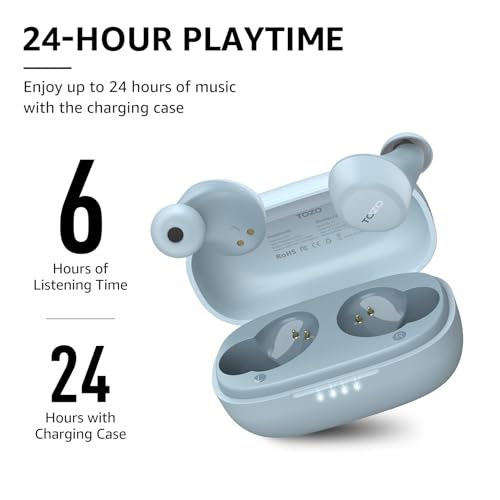 TOZO A1 Mini Bluetooth Earbuds with Charging Case