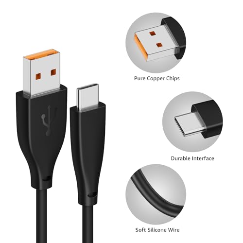 TOZO USB-C to USB-A Charging Cable - Black