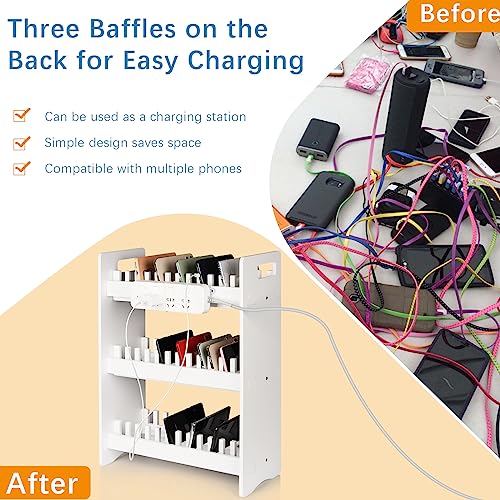 3-Tier Classroom Cell Phone Holder with Stickers