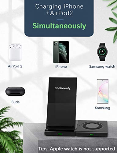 2-in-1 Fast Wireless Charging Station for Devices