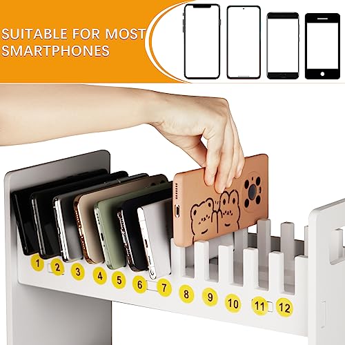3-Tier Classroom Cell Phone Holder with Stickers