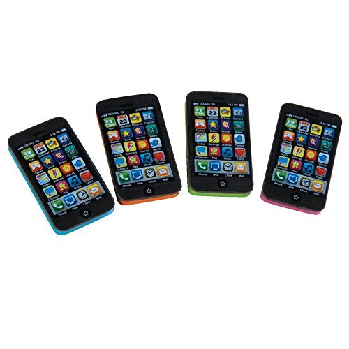 Raymond Geddes Kids' Smartphone Erasers - 24 Pack