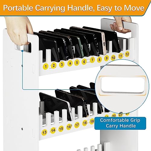 3-Tier Classroom Cell Phone Holder with Stickers