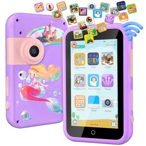 VATOS Kids Mermaid Smartphone Toy with Dual Camera