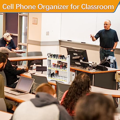 3-Tier Classroom Cell Phone Holder with Stickers