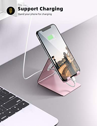 Lamicall Rose Gold Phone Stand for Smartphones
