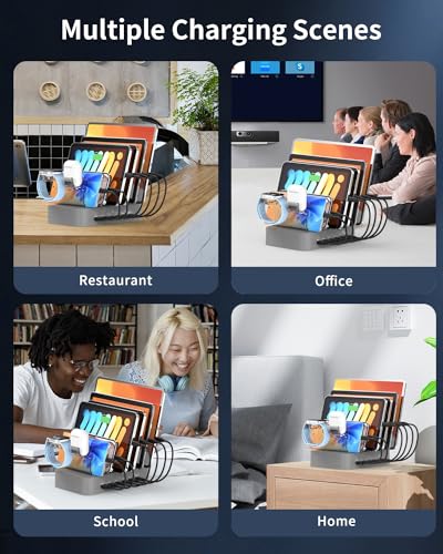 120W 6-Port Fast Charging Station for Devices