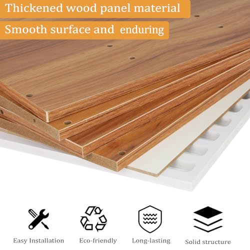 Wooden 33-Slot Cell Phone Holder for Classroom