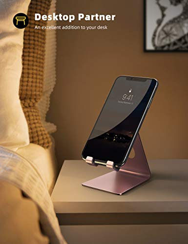 Lamicall Rose Gold Phone Stand for Smartphones