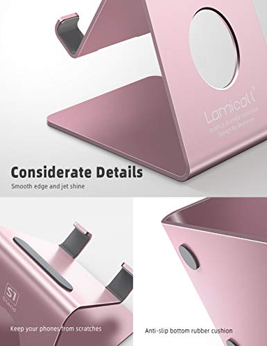 Lamicall Rose Gold Phone Stand for Smartphones