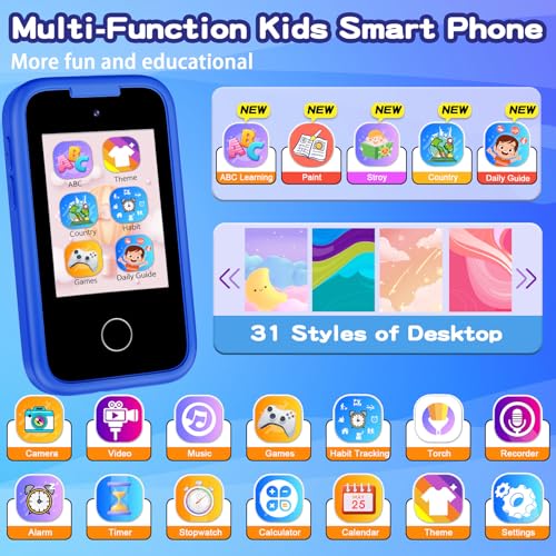 Interactive Smartphone Toy for Kids Ages 3-8