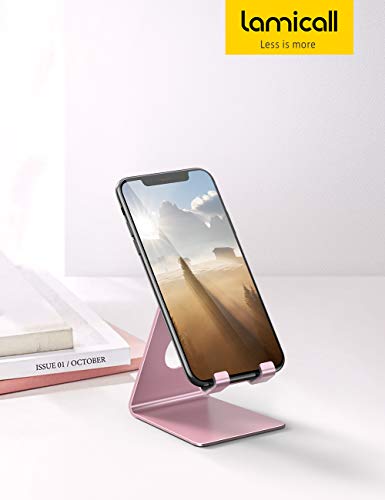 Lamicall Rose Gold Phone Stand for Smartphones