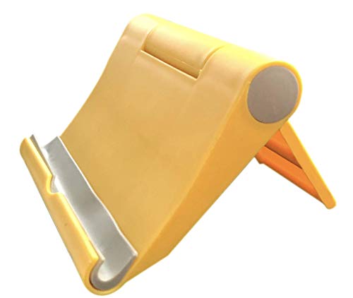 Adjustable Multi-Angle Phone Stand and Charger (Yellow)