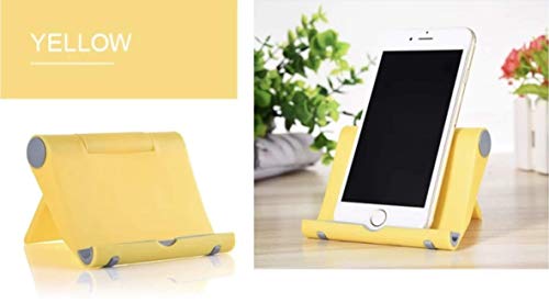 Adjustable Multi-Angle Phone Stand and Charger (Yellow)