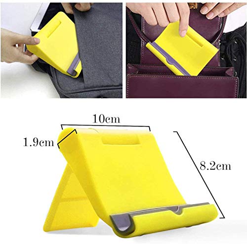 Adjustable Multi-Angle Phone Stand and Charger (Yellow)