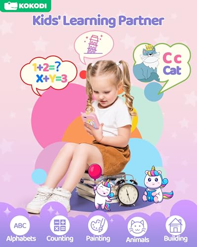 KOKODI Unicorn Toddler Play Phone for Kids