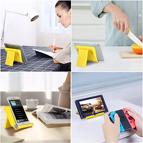 Adjustable Multi-Angle Phone Stand and Charger (Yellow)