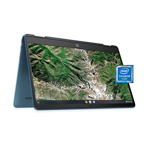 HP X360 14" Touchscreen Chromebook - Blue Metallic