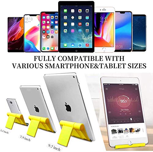 Adjustable Multi-Angle Phone Stand and Charger (Yellow)