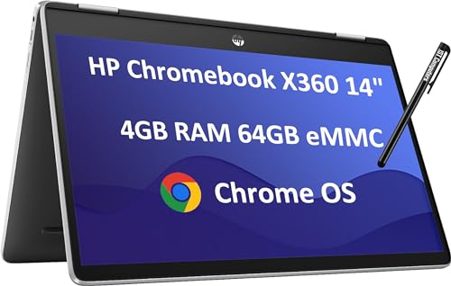 HP Chromebook X360 14" 2-in-1 Touchscreen Laptop