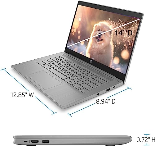HP Chromebook 14" Laptop for Students, Modern Gray