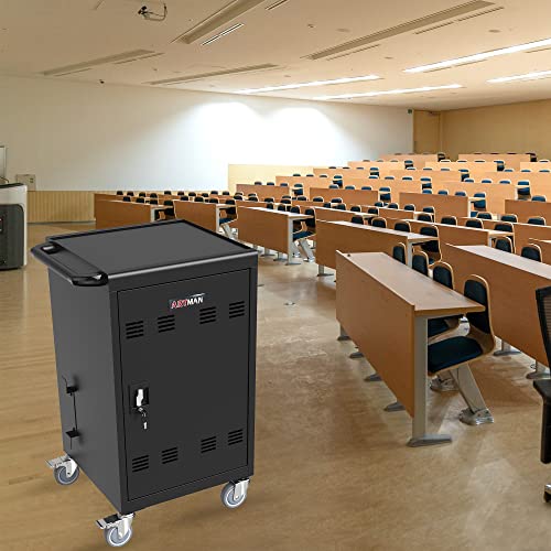 Mobile Charging Cart for Laptops and Tablets