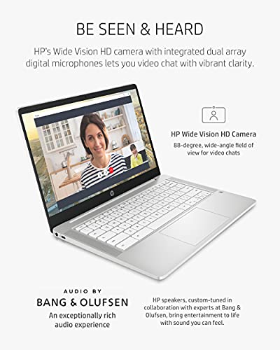 HP Chromebook 14 Laptop with Intel Celeron N4000
