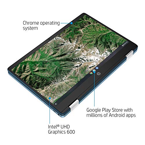 HP X360 14" HD Touchscreen Chromebook - Blue