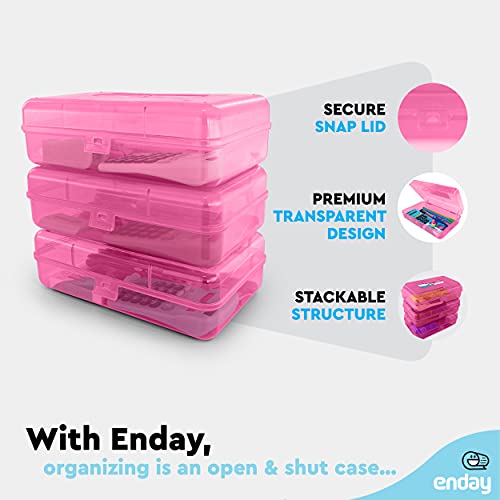 Bright Multi-Purpose Pencil Box Storage Set