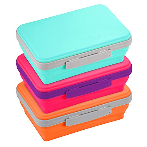 Flexi Storage Box Set for School Supplies - 3-Pack