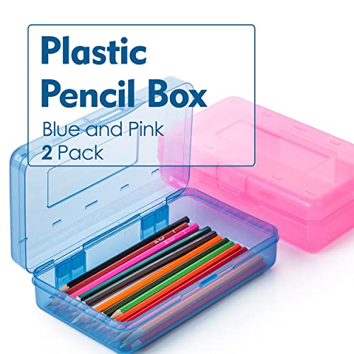 Mr. Pen 2-Pack Colorful Pencil Boxes for Kids