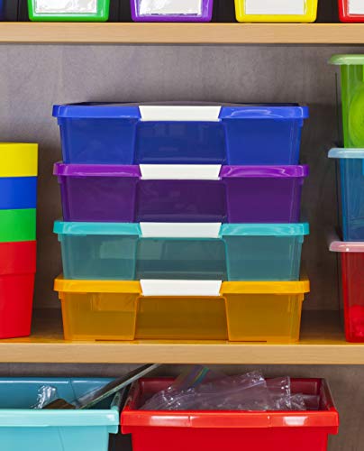 Storex Assorted Project Boxes, Plastic, 5-Pack