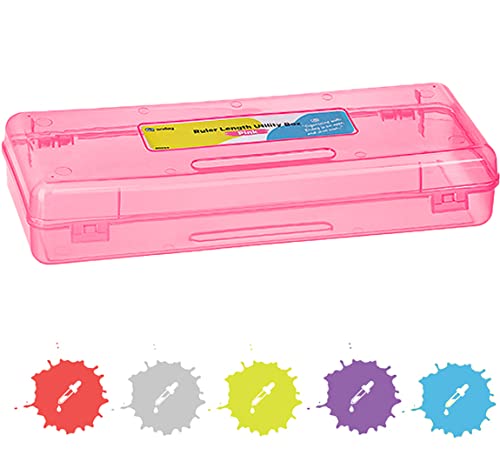 Pink Pencil Box - Multipurpose Storage Organizer