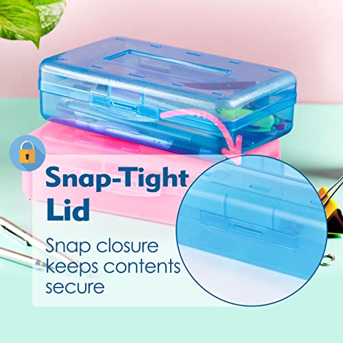 Mr. Pen 2-Pack Colorful Pencil Boxes for Kids