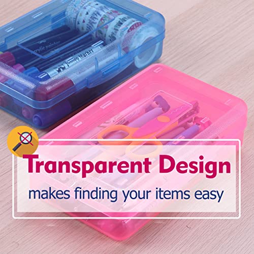 Mr. Pen 2-Pack Colorful Pencil Boxes for Kids