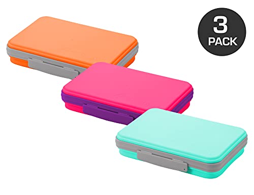 Flexi Storage Box Set for School Supplies - 3-Pack