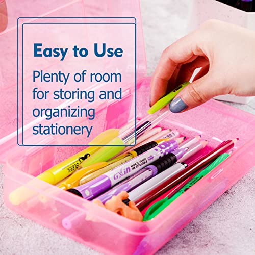 Mr. Pen 2-Pack Colorful Pencil Boxes for Kids