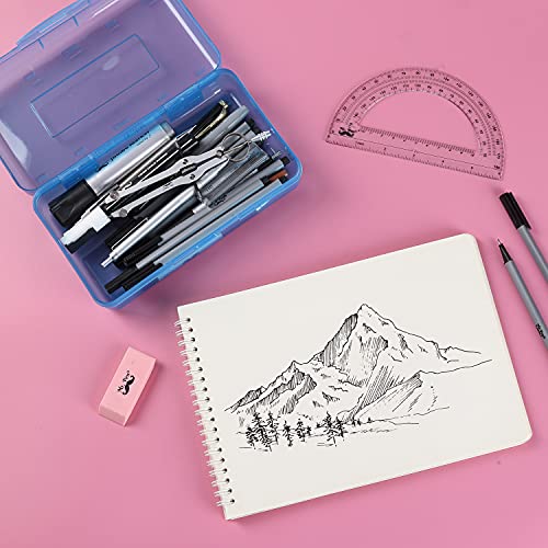 Mr. Pen 2-Pack Colorful Pencil Boxes for Kids