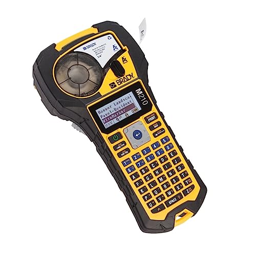 Brady M210 Portable Label Printer - Yellow/Black