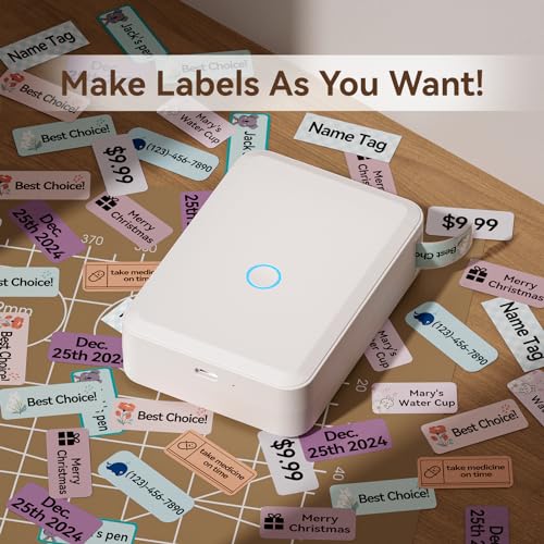 NIIMBOT D110 Portable Bluetooth Label Maker