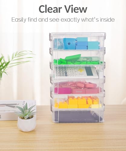 Sooez Extra Large Pencil Box Bundle - 6 Pack