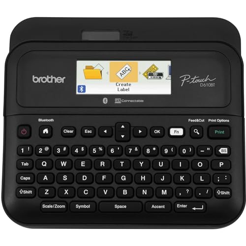 Brother P-touch PT-D610BT Bluetooth Label Maker