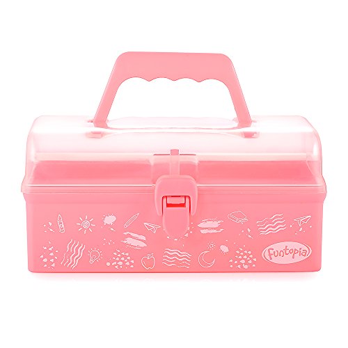 Funtopia Kids' Portable Art Storage Box - Pink
