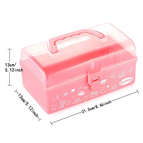 Funtopia Kids' Portable Art Storage Box - Pink