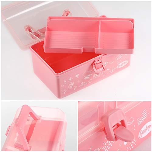 Funtopia Kids' Portable Art Storage Box - Pink