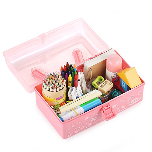 Funtopia Kids' Portable Art Storage Box - Pink