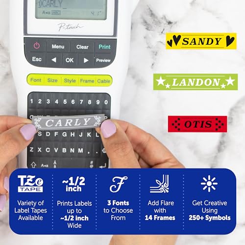 Brother P-touch Pocket Label Maker, Portable & Lightweight
