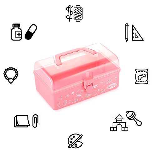 Funtopia Kids' Portable Art Storage Box - Pink