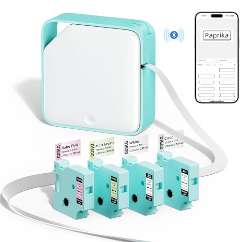 Vixic Portable Bluetooth Mini Label Maker D1600